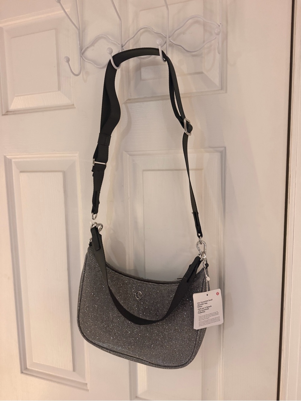lululemon athletica Gray Glitter Shoulder Bag